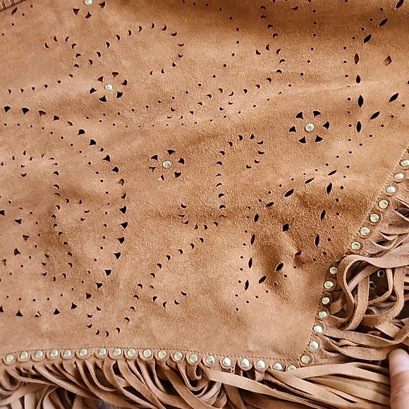 Amaize Collections suede vest/cape (no size) - Picture 2 of 4